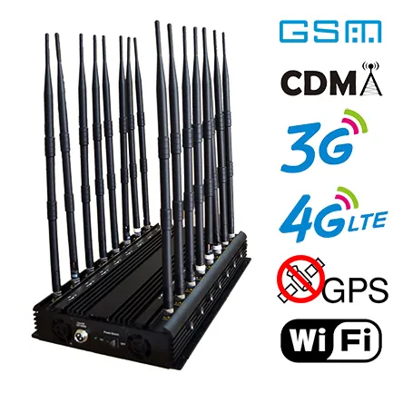 16 bandes DCS GSM 3G 4G Brouilleur